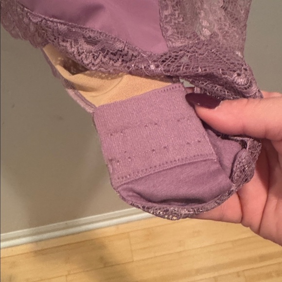 NWT Pinsy Lace Detail Lilac Bodysuit Large - Picture 7 of 8